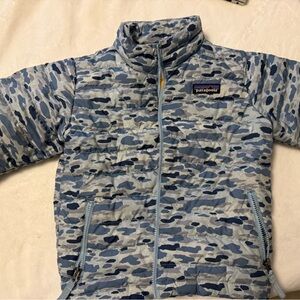 Patagonia Orange Lined Camo Jacket